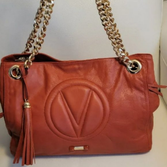 Valentino by Mario Valentino Verra Signature Leather Shoulder Bag